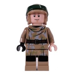 Minifigurka LEGO Luke Skywalker, Dark Tan Endor Outfit, Helmet