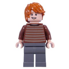 Minifigurka LEGO Ron Weasley, Reddish Brown Sweater, Dark Bluish Gray Legs