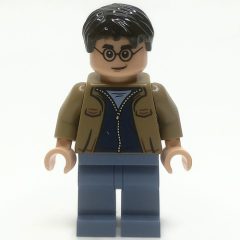 Minifigurka LEGO Harry Potter, Dark Tan Jacket, Sand Blue Legs