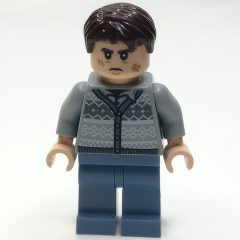 Minifigurka LEGO Neville Longbottom, Light Bluish Gray Sweater, Sand Blue Legs