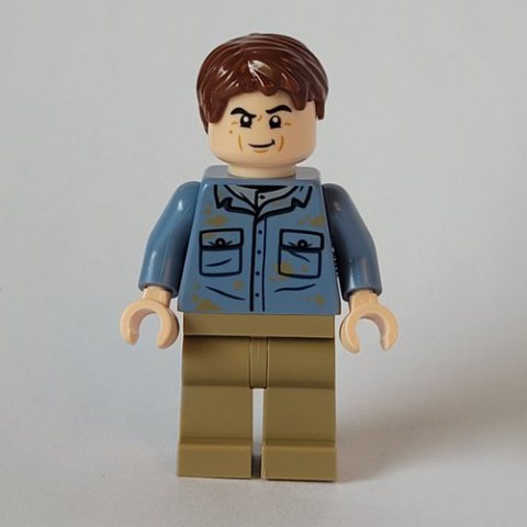 Minifigurka LEGO Alan Grant, Hair