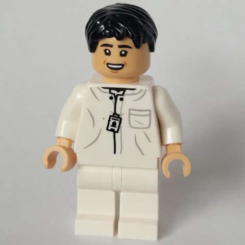 Minifigurka LEGO Dr. Henry Wu, White Scrubs