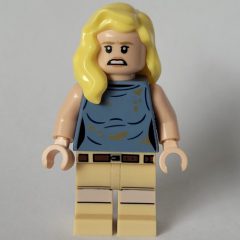 Minifigurka LEGO Ellie Sattler, Sand Blue Torso