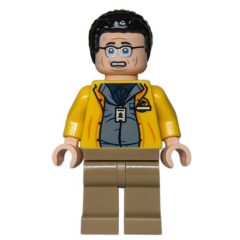 Minifigurka LEGO Dennis Nedry, Scared