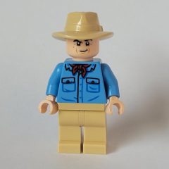 Minifigurka LEGO Alan Grant, Hat (28621 Head)