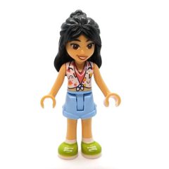 Minifigurka LEGO Liann - White Top, Bright Light Blue Skirt