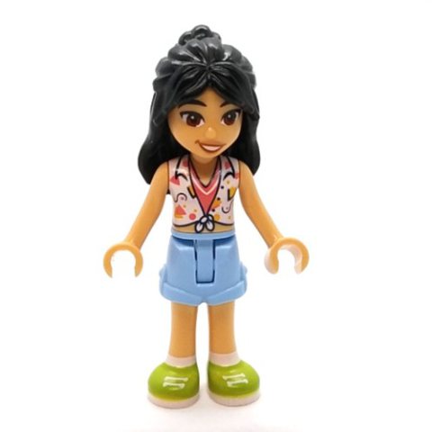Minifigurka LEGO Liann - White Top, Bright Light Blue Skirt
