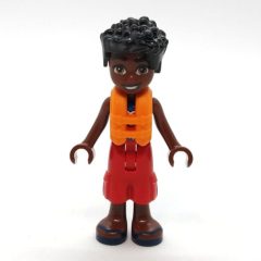 Minifigurka LEGO Zac - Safety Vest, Blue Shirt