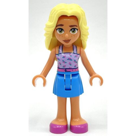 Minifigurka LEGO Dia - Bright Pink Top, Dark Azure Shorts