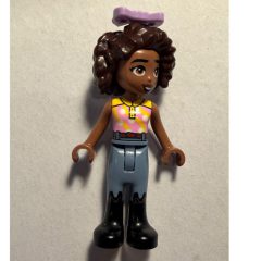 Minifigurka LEGO Aliya - Yellow Top, Sand Blue Pants