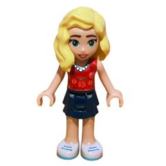 Minifigurka LEGO Matilde - Red Top, Dark Blue Skirt
