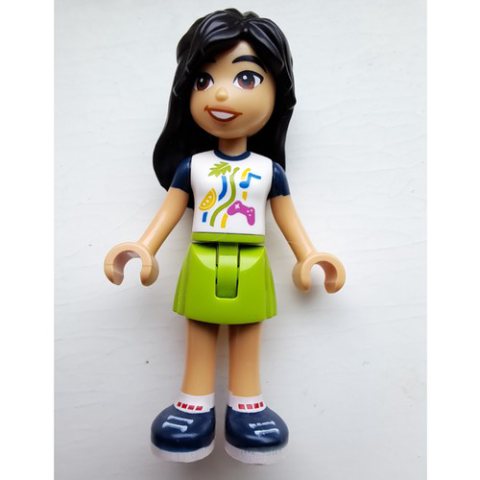 Minifigurka LEGO Liann - White Top, Lime Skirt