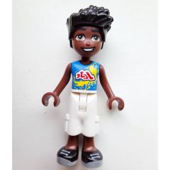 Minifigurka LEGO Zac - Blue Shirt, White Pants