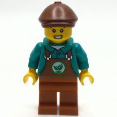 Minifigurka LEGO Janitor, Dark Orange Apron