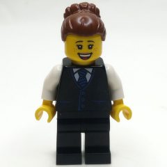 Minifigurka LEGO Hotel Clerk, Black Suit