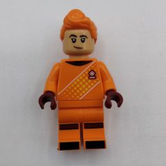 Minifigurka LEGO Soccer Fan, Orange Soccer Kit