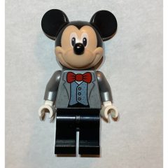 Minifigurka LEGO Mickey Mouse - Flat Silver Tuxedo