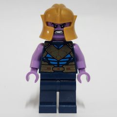 Minifigurka LEGO Thanos, Dark Blue and Gold Outfit, Gold Helmet