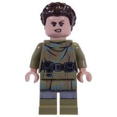 Minifigurka LEGO Princess Leia, Endor Outfit, Hair