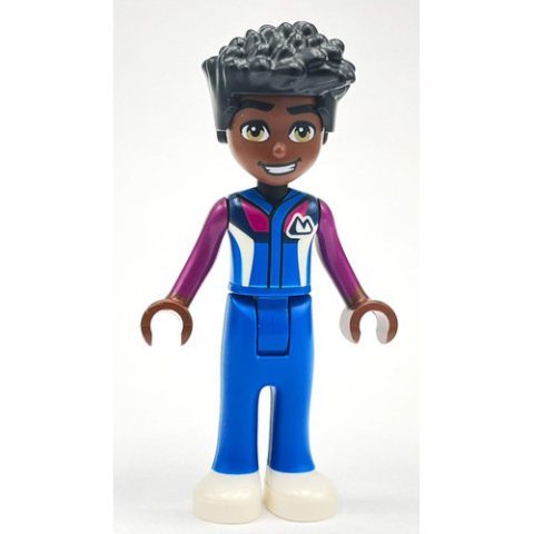 Minifigurka LEGO Zac - Blue/Magenta Ski Suit