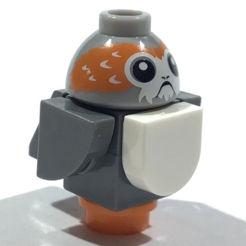 Minifigurka LEGO Porg - Dark Bluish Grey Tail