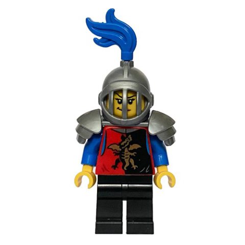 Minifigurka LEGO Knight (Dragon Knights) - Reissue, Black Legs, Shoulder Gaurds
