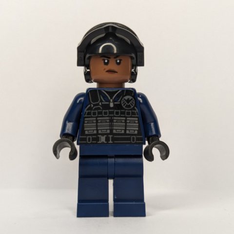 Minifigurka LEGO SHIELD Agent, Medium Brown Head
