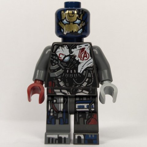 Minifigurka LEGO Ultron Mark 1, Dark Blue Head