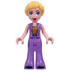 Minifigurka LEGO Stephanie - Adult, Lavender Jacket, Lavender Pants