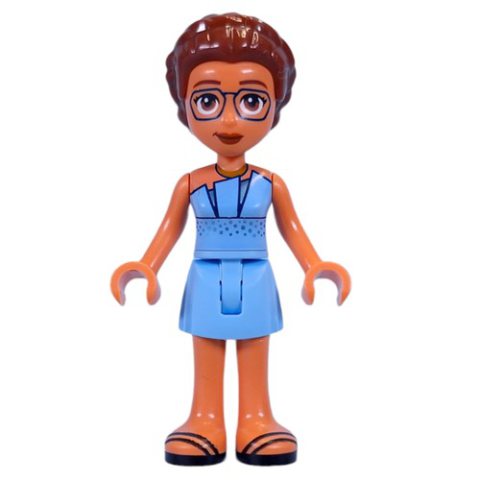Minifigurka LEGO Olivia - Adult, Medium Azure Dress