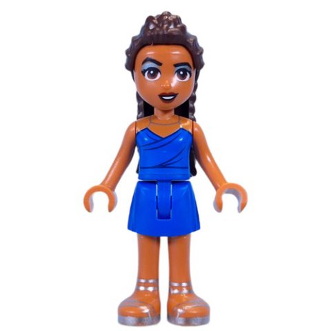 Minifigurka LEGO Andrea - Adult, Dark Blue Dress
