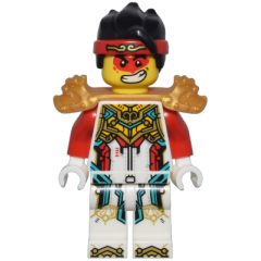 Minifigurka LEGO Monkie Kid, White Armor, Gold Shoulder Guards