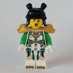 Minifigurka LEGO Mei, White Armor, Pearl Gold Should Guard