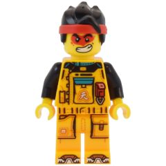 Minifigurka LEGO Monkie Kid, Bright Light Orange Jumpsuit