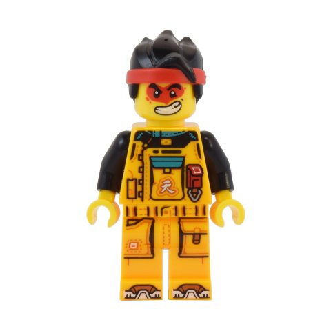 Minifigurka LEGO Monkie Kid, Bright Light Orange Jumpsuit
