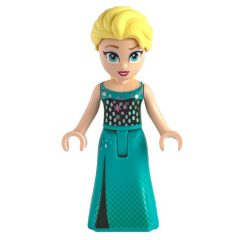 Minifigurka LEGO Elsa - Dark Turquoise Dress