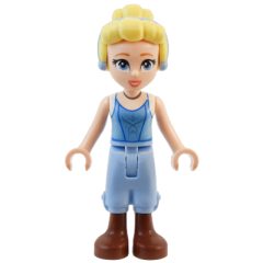 Minifigurka LEGO Cinderella - Bright Light Blue Legs