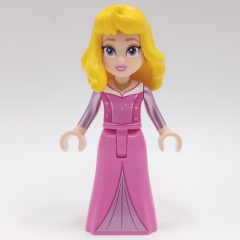 Minifigurka LEGO Aurora - Dark Pink Dress, Big Eyes, Yellow Hair