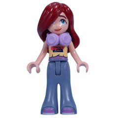 Minifigurka LEGO Paisley - Bright Light Yellow Top, Sand Blue Pants, Medium Lavender Headphones