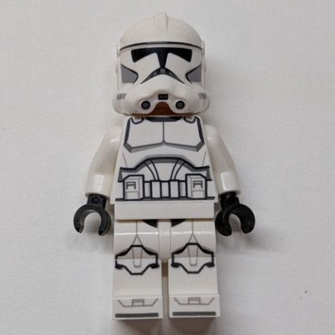 Minifigurka LEGO Clone Trooper, Phase II Armor, Nougat Head