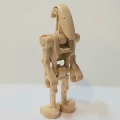 Minifigurka LEGO Battle Droid, Two Bent Arms, Light Bluish Grey Clip