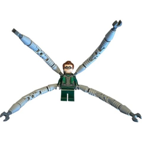 Minifigurka LEGO Dr. Octopus / Doc Ock, Dark Green Outfit, Robot Arms