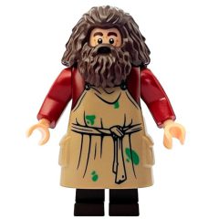 Minifigurka LEGO Rubeus Hagrid, Dark Red Arms
