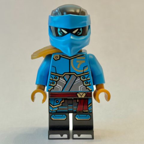 Minifigurka LEGO Nya, Ninja Wrap, Katana Holder