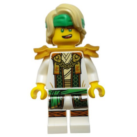 Minifigurka LEGO Lloyd, White Suit, Hair, Shoulder Guard
