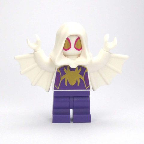 Minifigurka LEGO Gwen Stacy / Ghost-Spider, Short Legs, Bat Wings