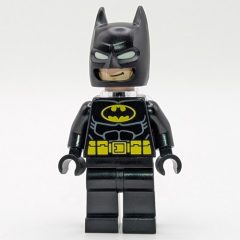 Minifigurka LEGO Batman, Black Suit, Black Cowl, Yellow Batman Logo, Neck Bracket