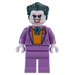Minifigurka LEGO The Joker, Medium Lavender Suit, Dark Green Hair