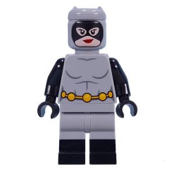 Minifigurka LEGO Catwoman, Light Bluish Grey Suit