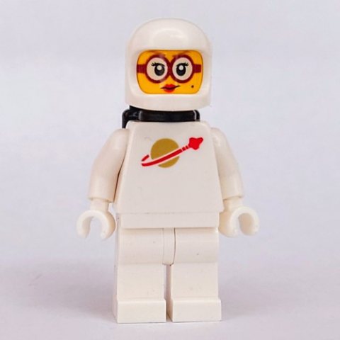 Minifigurka LEGO Classic Space, White with Black Airtanks, Red Glasses